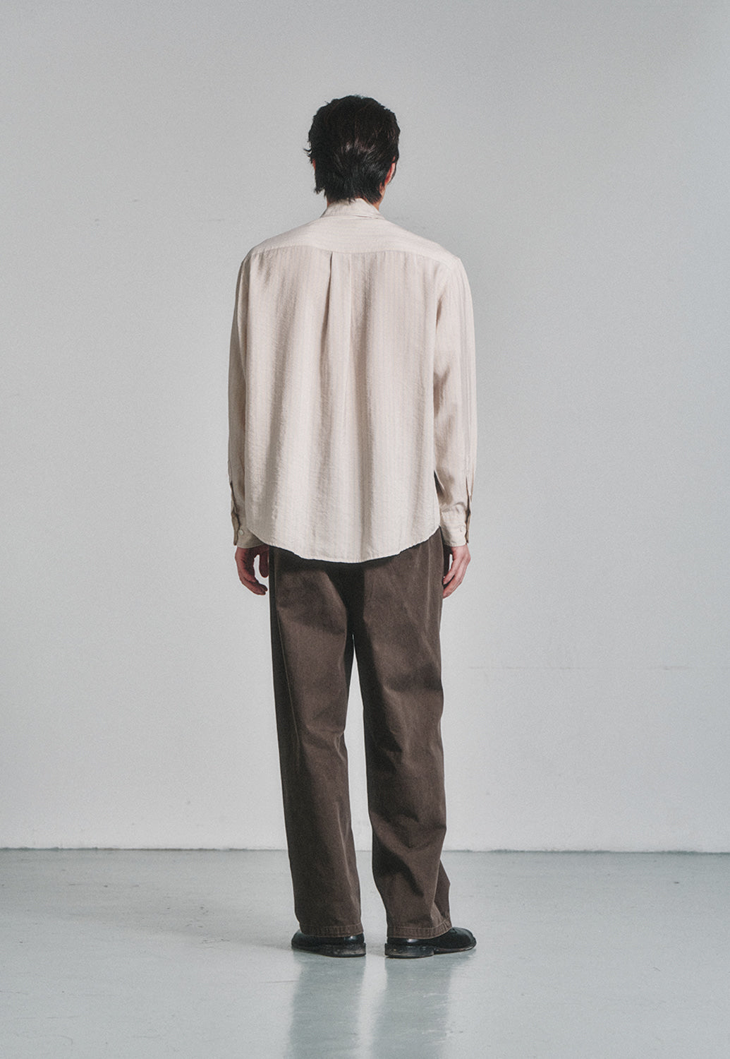 Art if acts - Wrinkle Rayon Shirt (French Beige) product image 4 | TRAB K-Fashion Australia