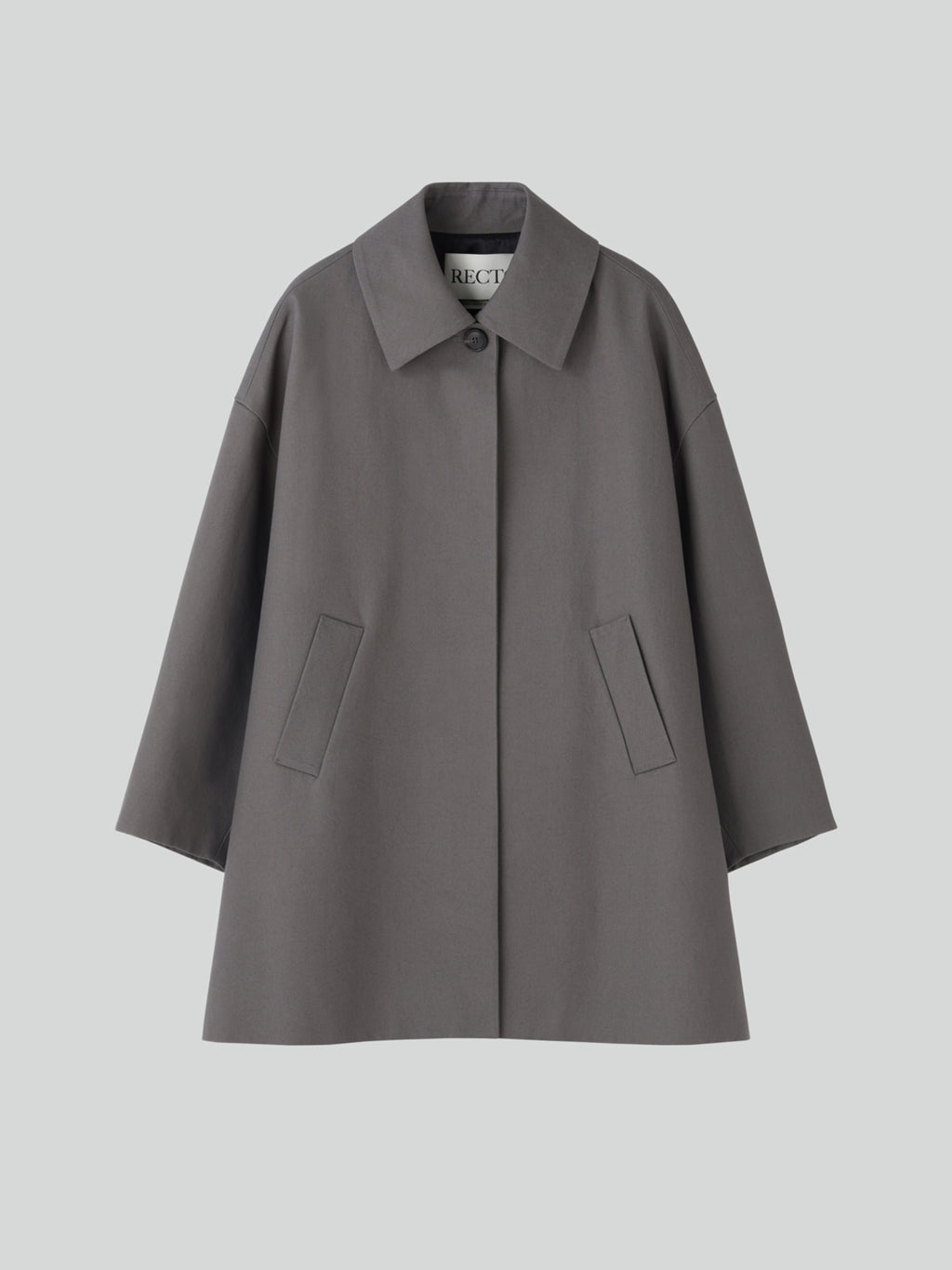 Recto - Oversized Half Coat (Stone Grey) product image 8 | TRAB K-Fashion Australia