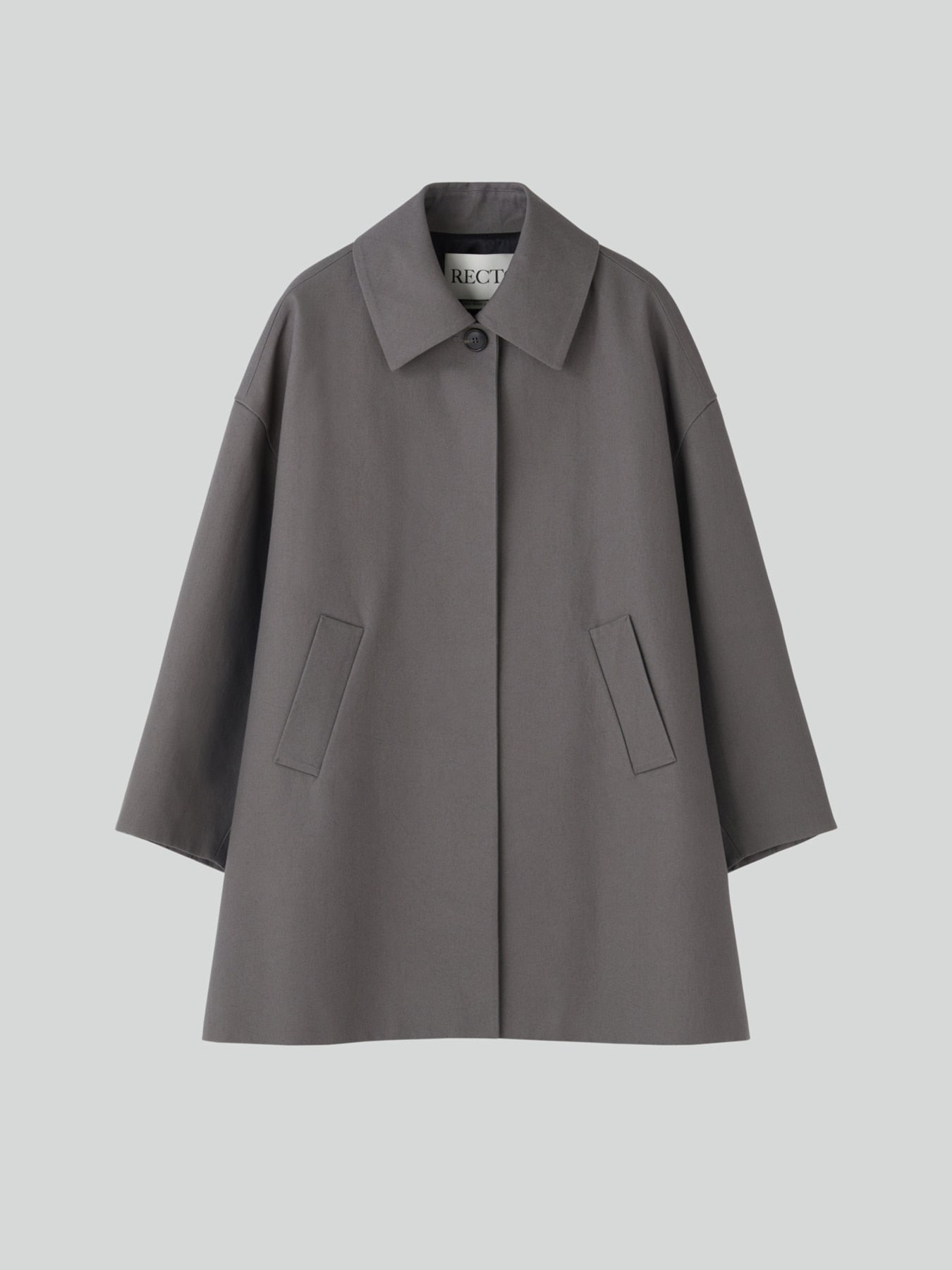 Recto - Oversized Half Coat (Stone Grey) product image 8 | TRAB K-Fashion Australia
