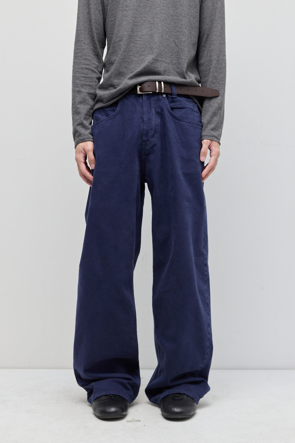 Hatchingroom - Fluid Leather Belt (Dark Brown) product image 7 | TRAB K-Fashion Australia