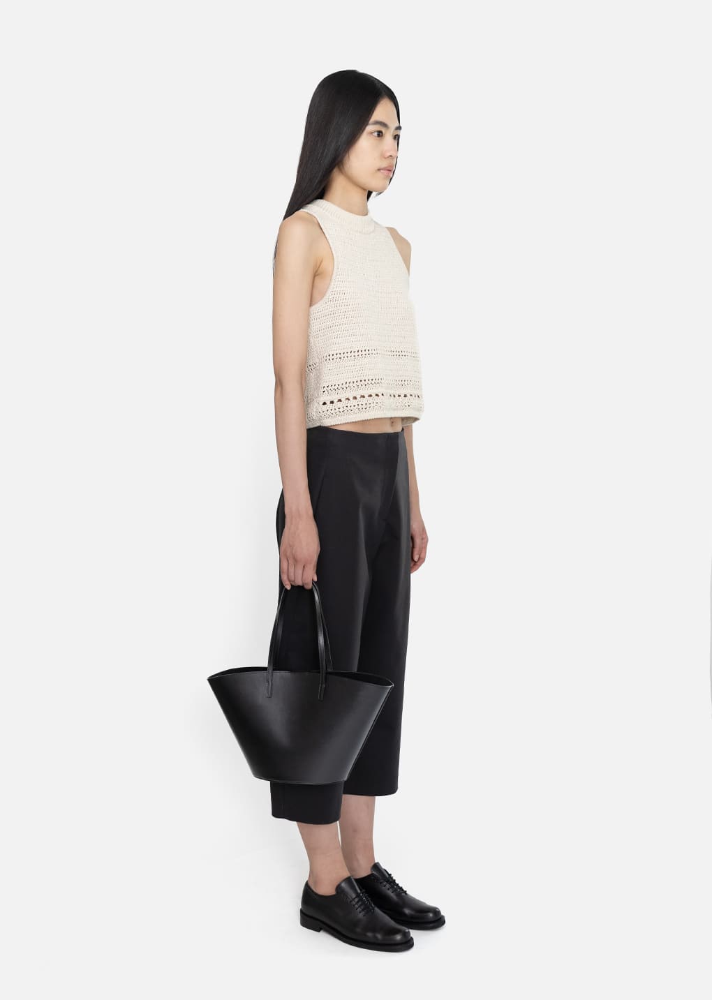 Amomento - Crochet Knit Vest (Beige) product image 3 | TRAB K-Fashion Australia