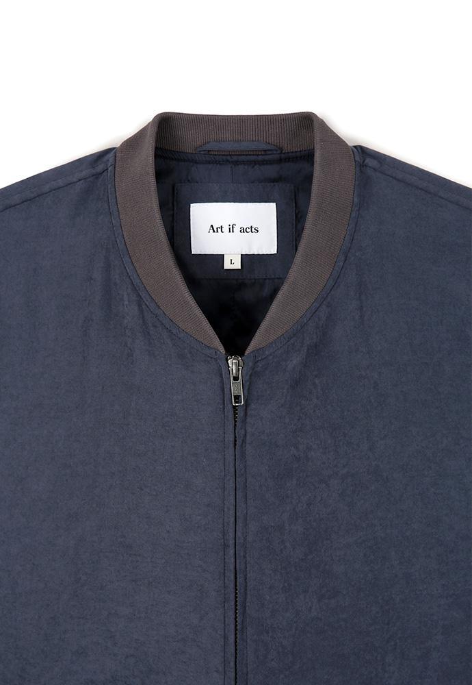 Art if acts - Vintage Cupra Blouson (Vintage Navy) product image 11 | TRAB K-Fashion Australia