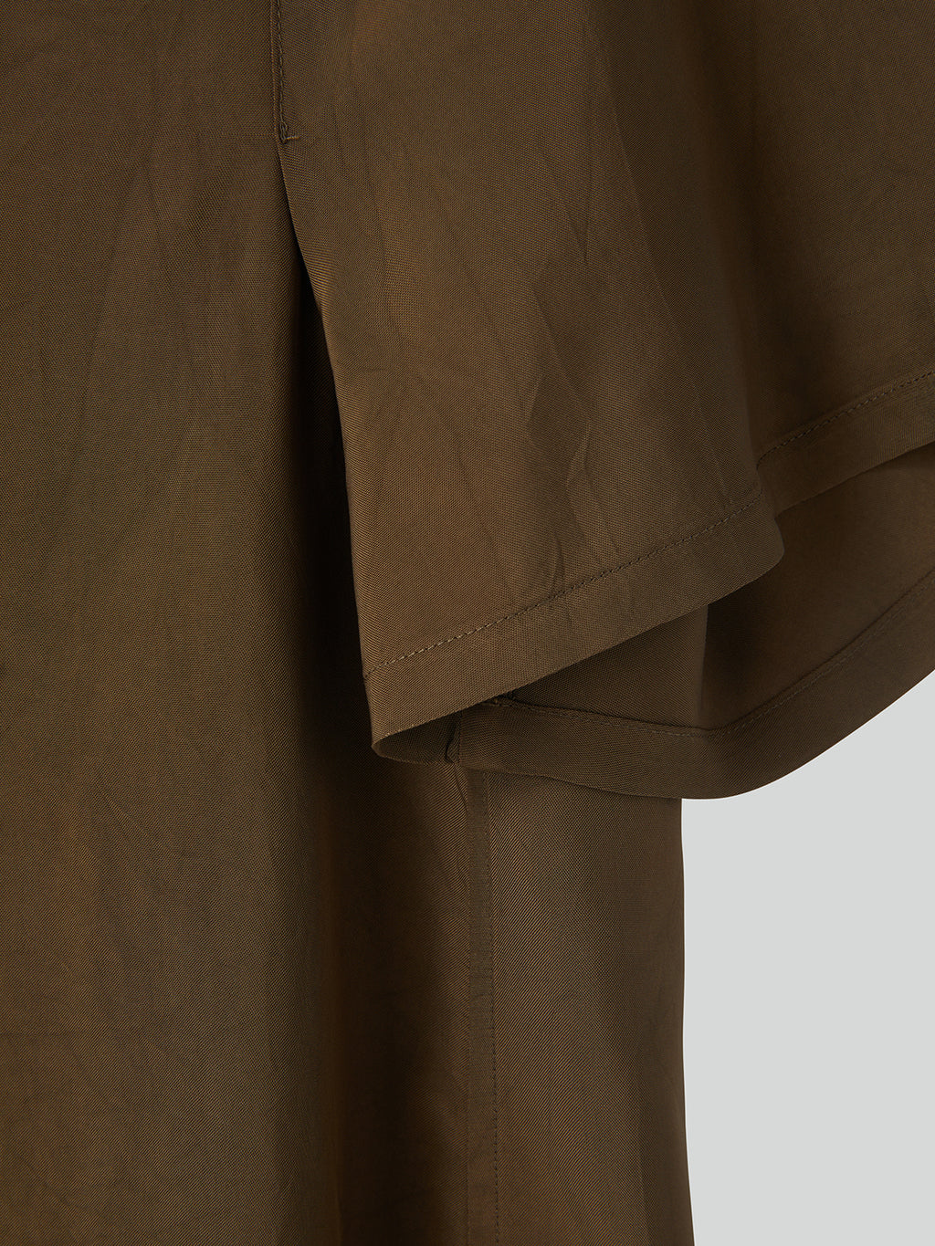 Recto - Wrinkled Fluid Blouse (Khaki Brown) product image 7 | TRAB K-Fashion Australia