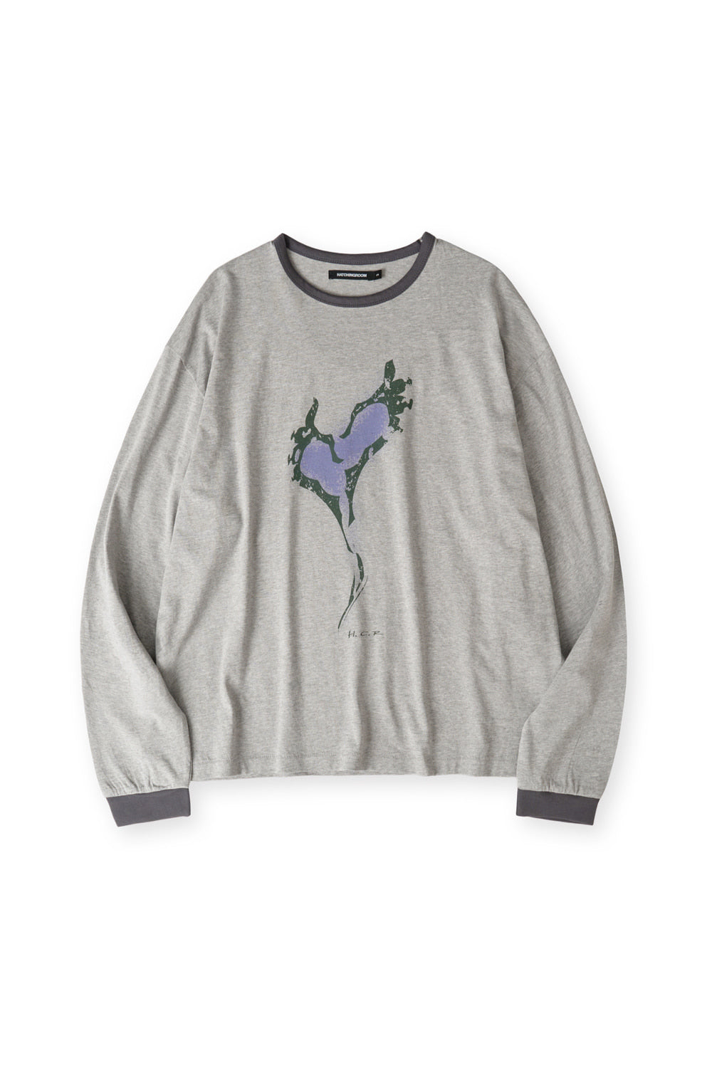 Hatchingroom - Sea Horse Heart Tee (M.Grey) product image 1 | TRAB K-Fashion Australia