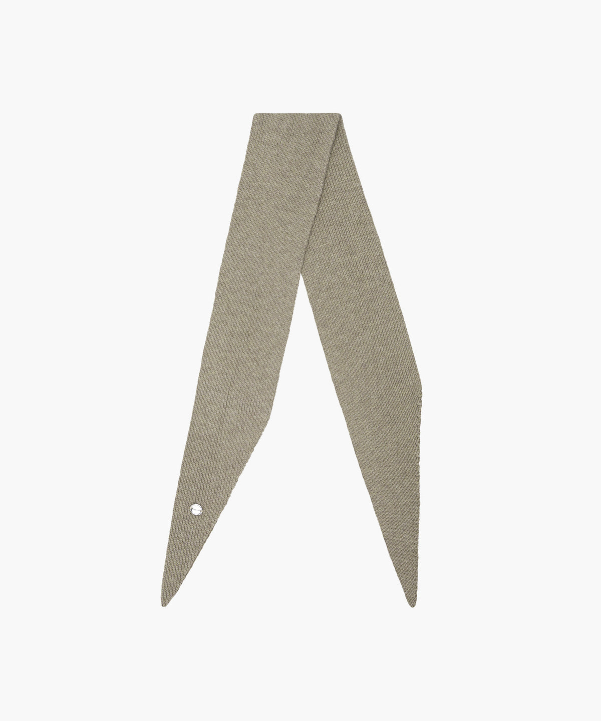 Marithe & Francois Girbaud - Knit Mini Scarf (Oatmeal) product image 1 | TRAB K-Fashion Australia