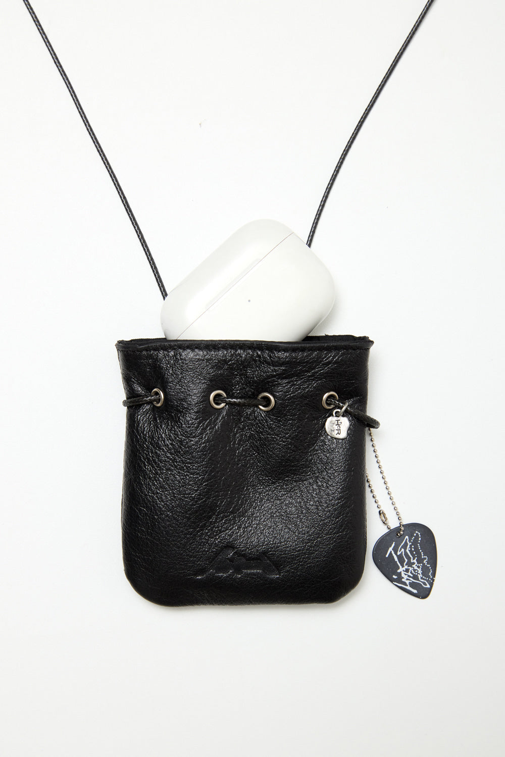 Hatchingroom - Shirakami Woods Leather Pick Pouch (Black) product image 7 | TRAB K-Fashion Australia