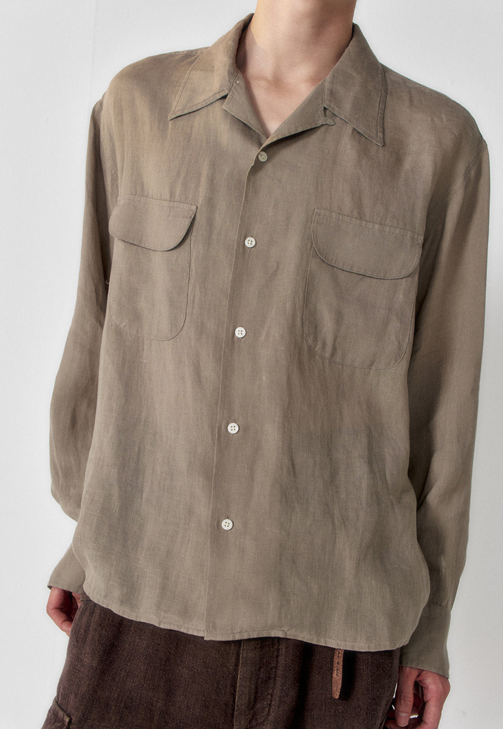 Art if acts - Linen Two Pocket Shirt (Cliff) product image 2 | TRAB K-Fashion Australia