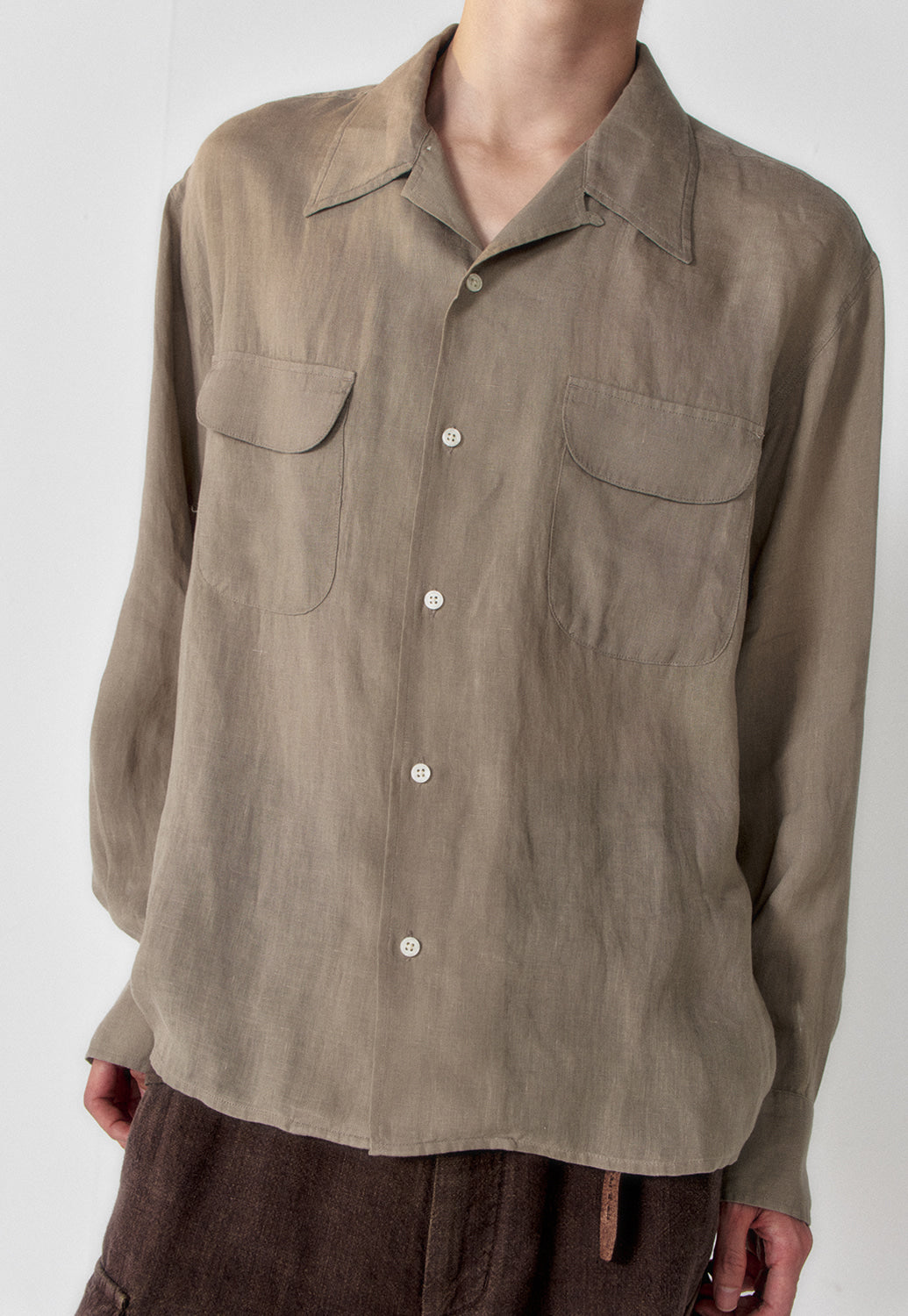 Art if acts - Linen Two Pocket Shirt (Cliff) product image 2 | TRAB K-Fashion Australia