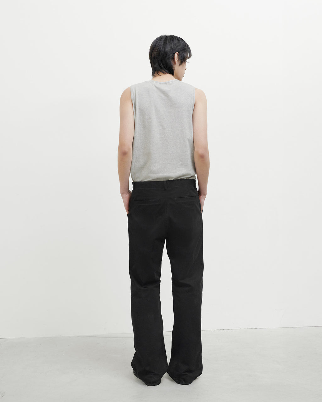 Brownyard - Relax Sleeveless (Grey Stripe) product image 2 | TRAB K-Fashion Australia