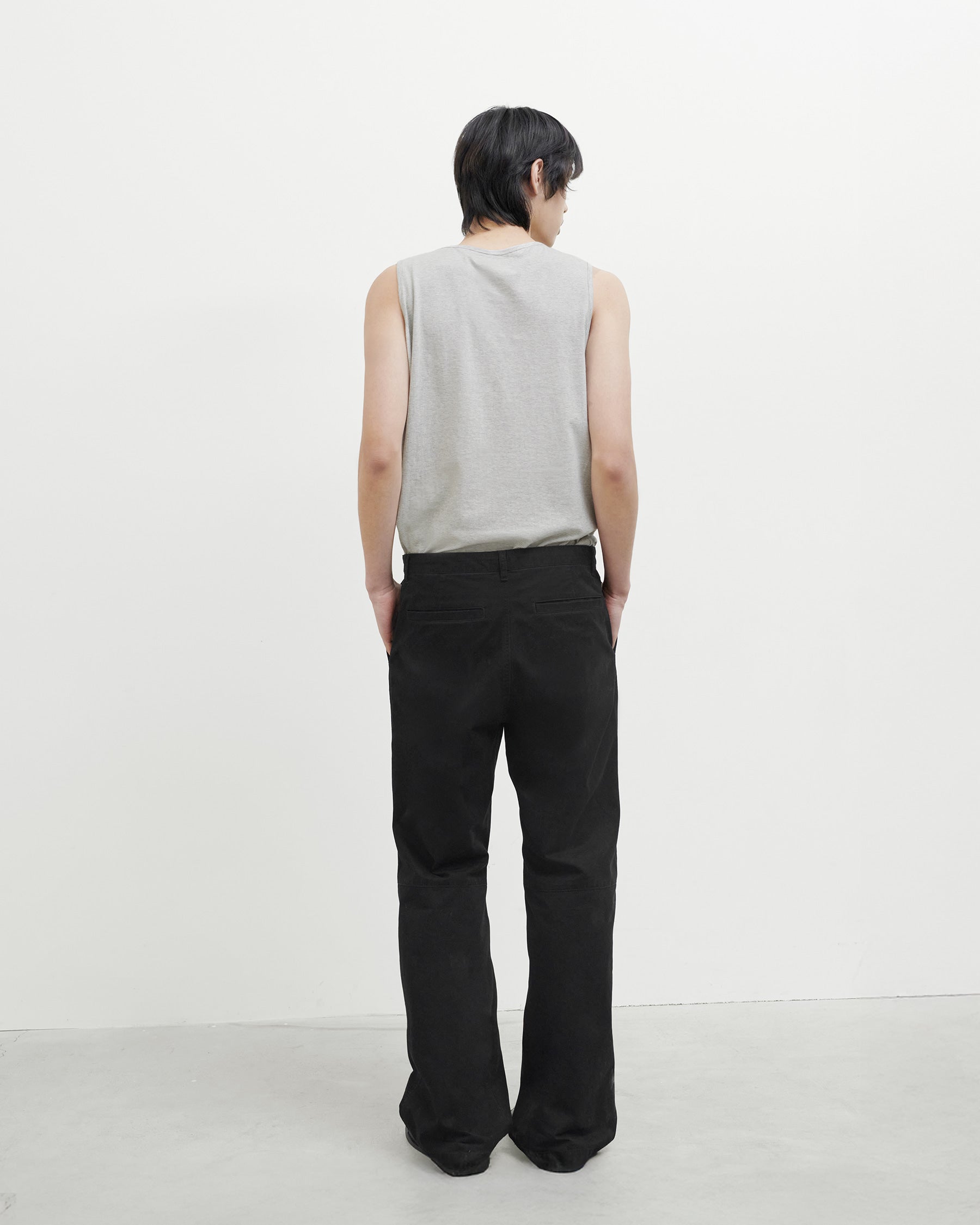 Brownyard - Relax Sleeveless (Grey Stripe) product image 2 | TRAB K-Fashion Australia
