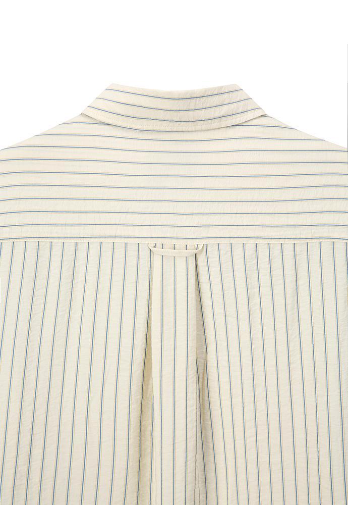 Art if acts - Wrinkle Rayon Shirt (Cream/Liberty Blue) product image 9 | TRAB K-Fashion Australia