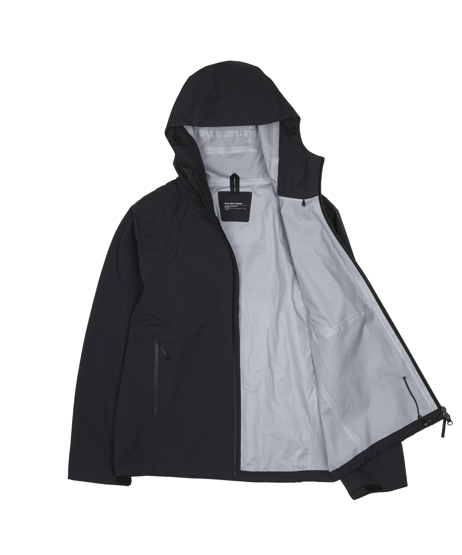 San San Gear - Alea Shell Jacket (Black) product image 7 | TRAB K-Fashion Australia