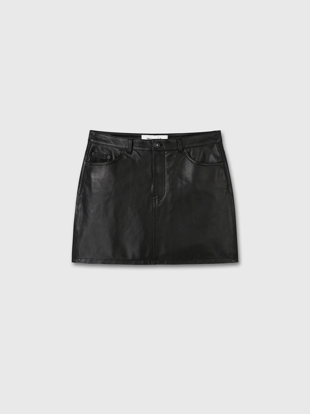 Tonywack - Lamb Leather Mini Skirt (Black) product image 9 | TRAB K-Fashion Australia