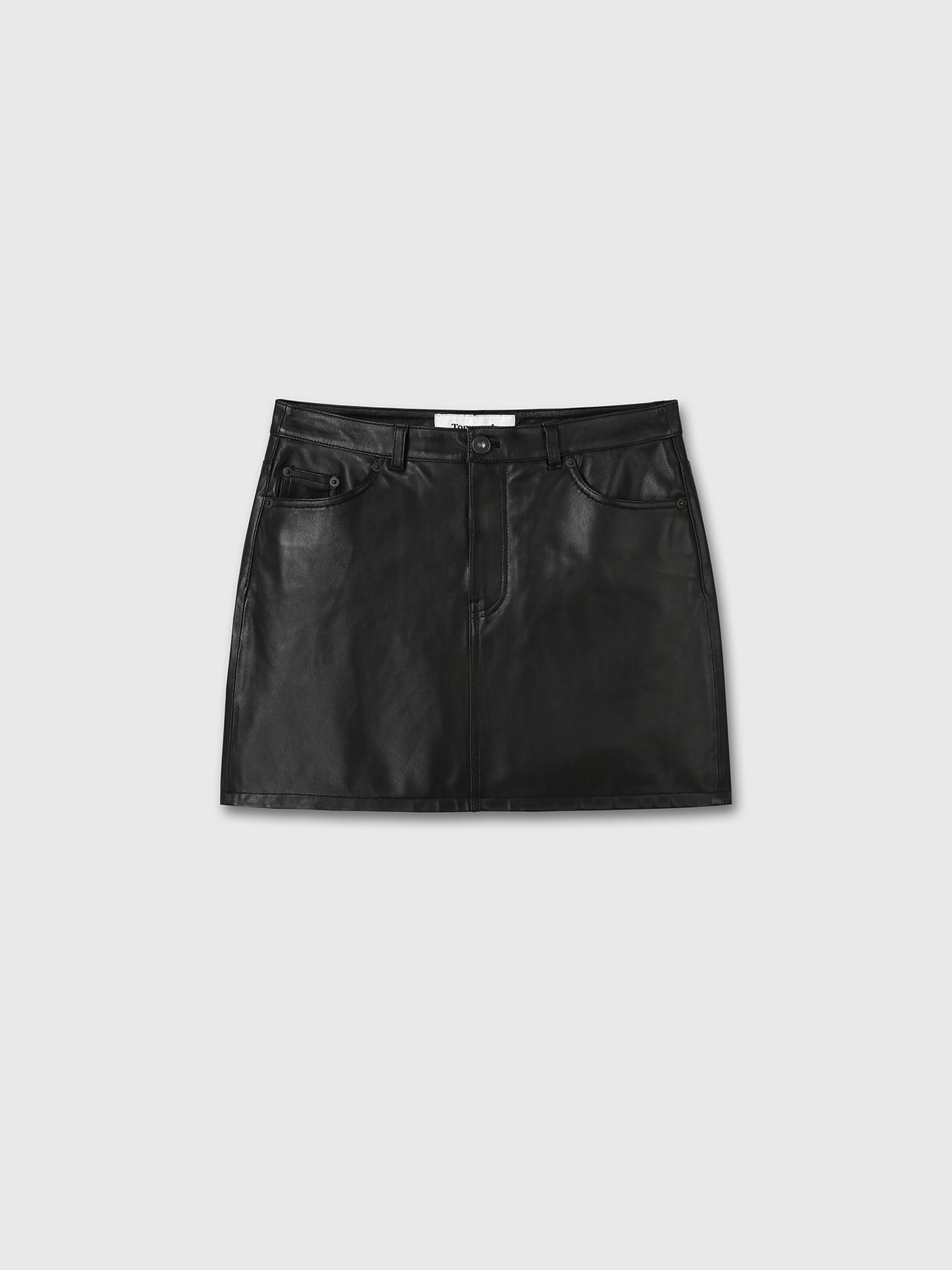 Tonywack - Lamb Leather Mini Skirt (Black) product image 9 | TRAB K-Fashion Australia