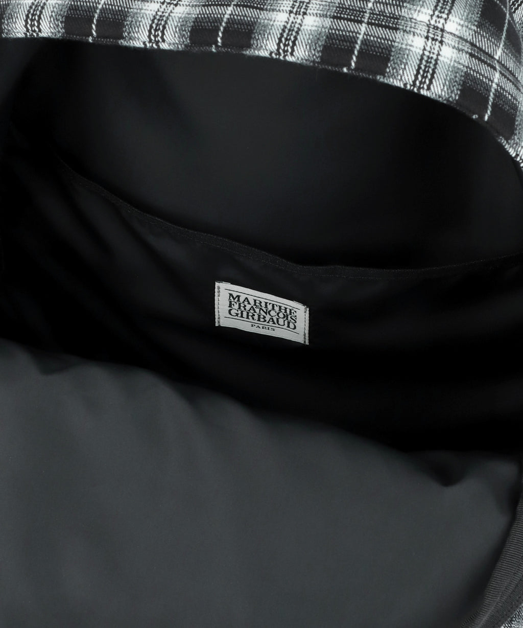 Marithe & Francois Girbaud - Classic Logo Day Backpack (Check) product image 6 | TRAB K-Fashion Australia