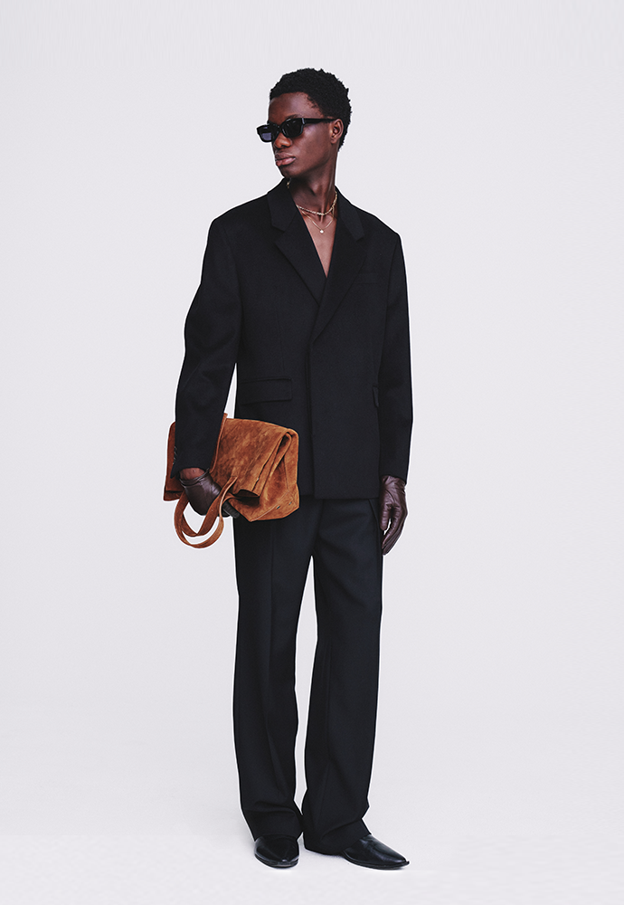 Tonywack - Cashmere Hidden Button Tailored Blazer (Black) product image 5 | TRAB K-Fashion Australia