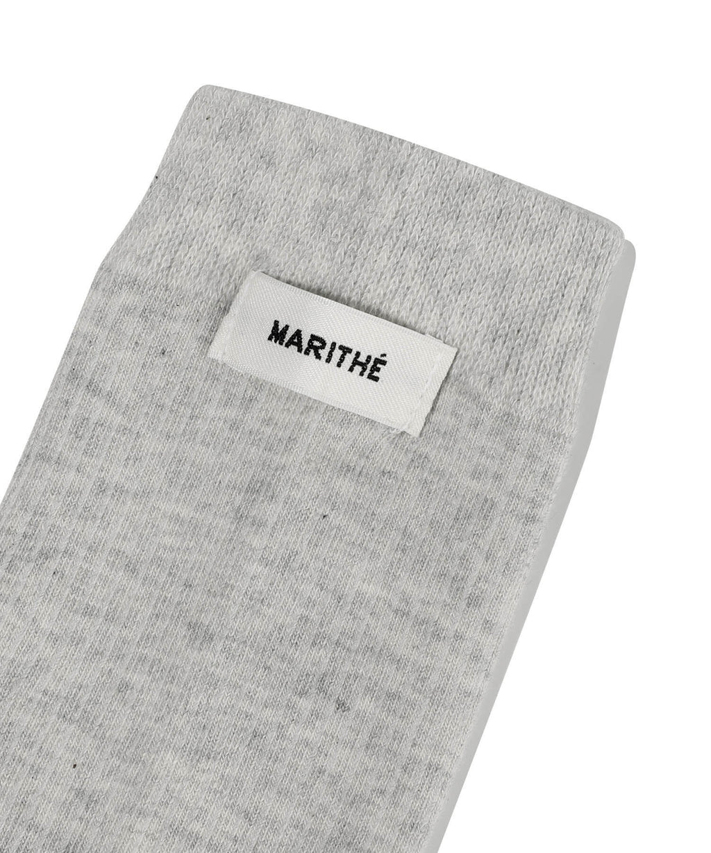 Marithe & Francois Girbaud - Basic Middle Socks (Light Heather Gray) product image 2 | TRAB K-Fashion Australia