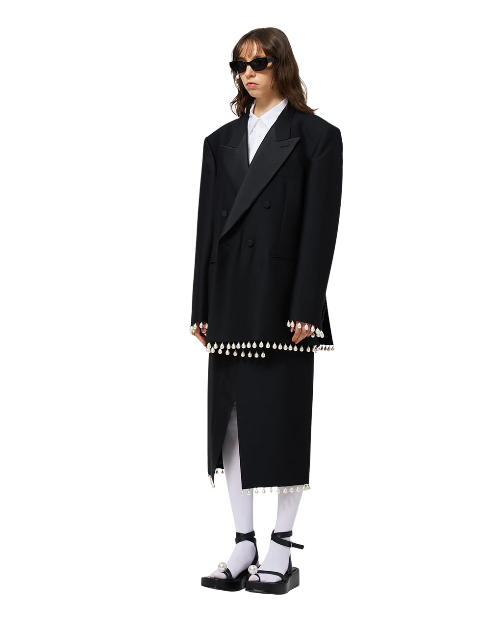 Kimhe Kim - Pearl Embellished Tuxedo (Black) product image 5 | TRAB K-Fashion Australia