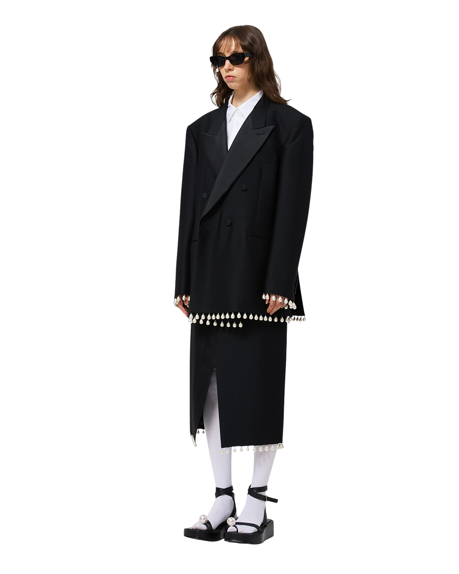 Kimhe Kim - Pearl Embellished Tuxedo (Black) product image 5 | TRAB K-Fashion Australia