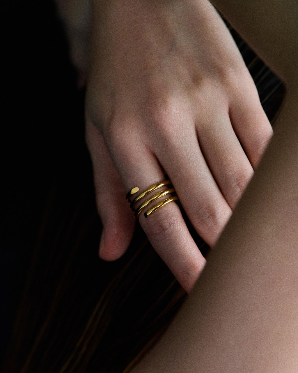 Numbering - Volume Coil Ring (3 turns) #8403 product image 2 | TRAB K-Fashion Australia