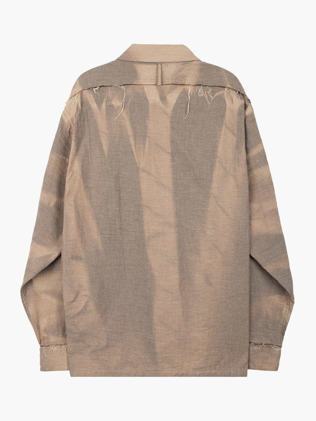 Jiyong Kim - Sun-Bleached Raw-Edge Shirt (Beige) product image 11 | TRAB K-Fashion Australia