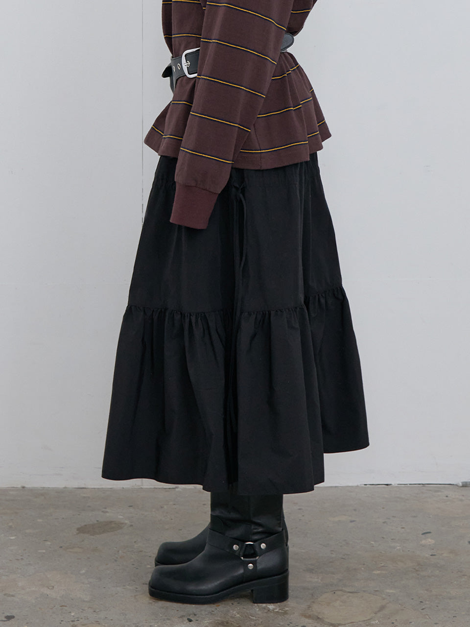 Kijun - Curve Belt Bag (Black) product image 1 | TRAB K-Fashion Australia