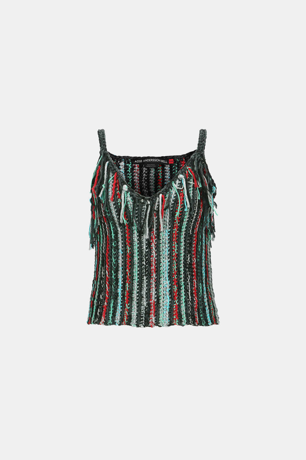 Andersson Bell - Peytona Fringed Hand Knitted Top (Multi) product image 6 | TRAB K-Fashion Australia