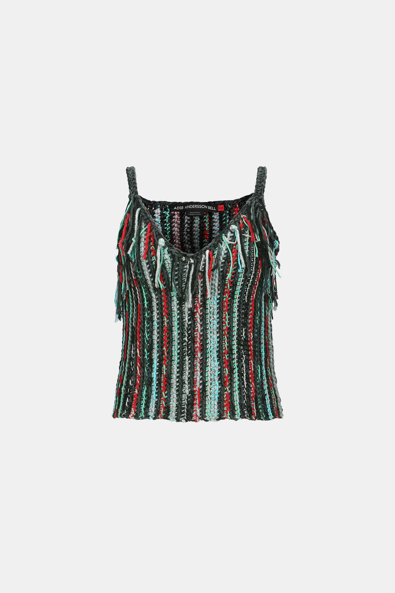 Andersson Bell - Peytona Fringed Hand Knitted Top (Multi) product image 6 | TRAB K-Fashion Australia