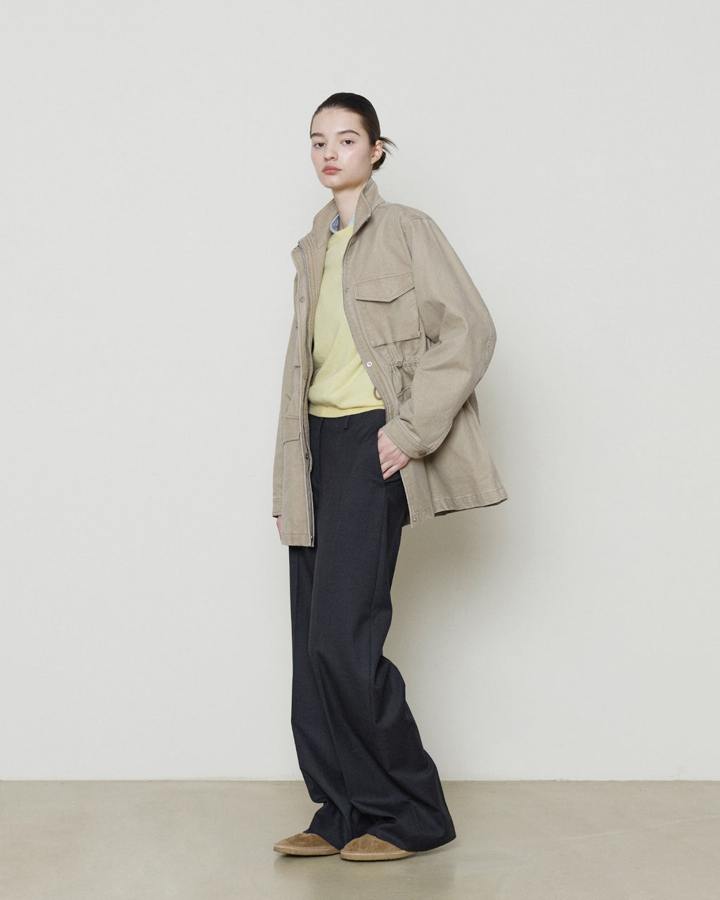 Brownyard - M-65 Field Jacket (Washed Beige) product image 1 | TRAB K-Fashion Australia