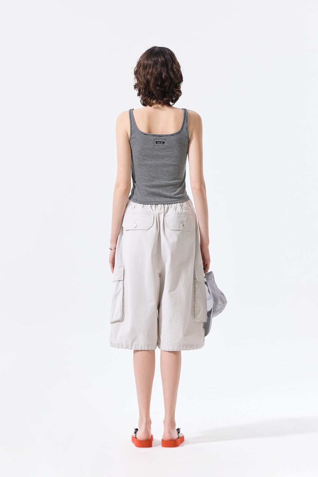 Matin Kim - Square Neck Cropped Tank Top (Black) product image 7 | TRAB K-Fashion Australia