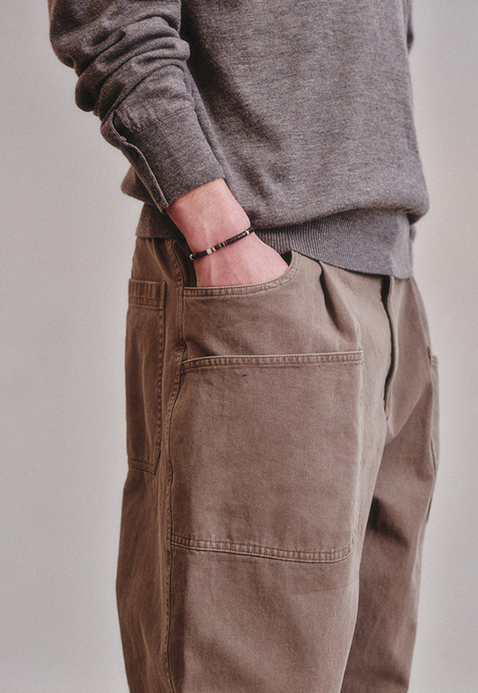 Art if acts - French Workwear Pants (Vintage Brown) product image 2 | TRAB K-Fashion Australia