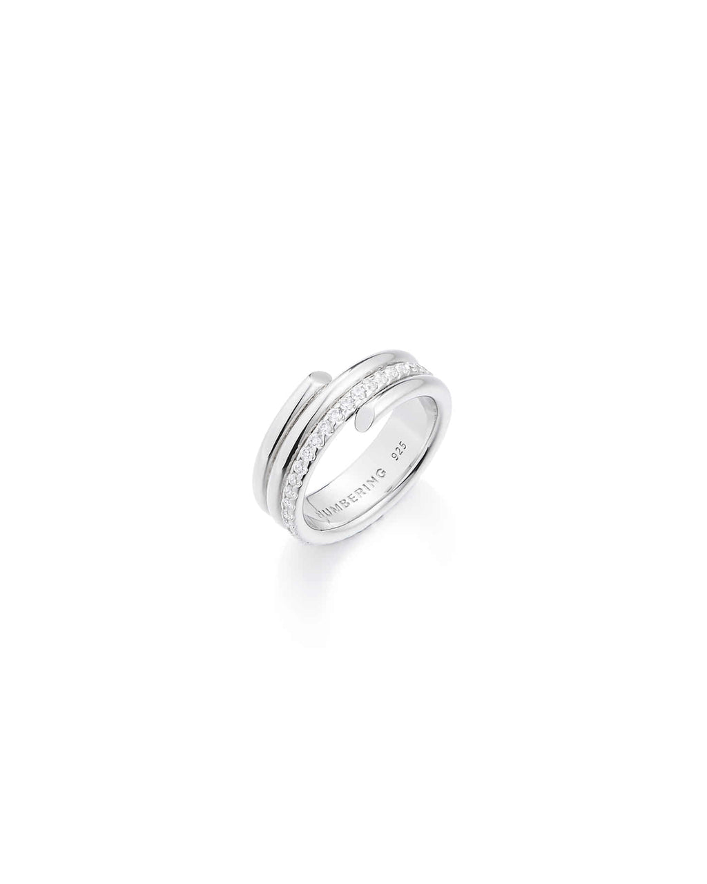 Numbering - Coil Spiral Pave Ring #8407 product image 7 | TRAB K-Fashion Australia