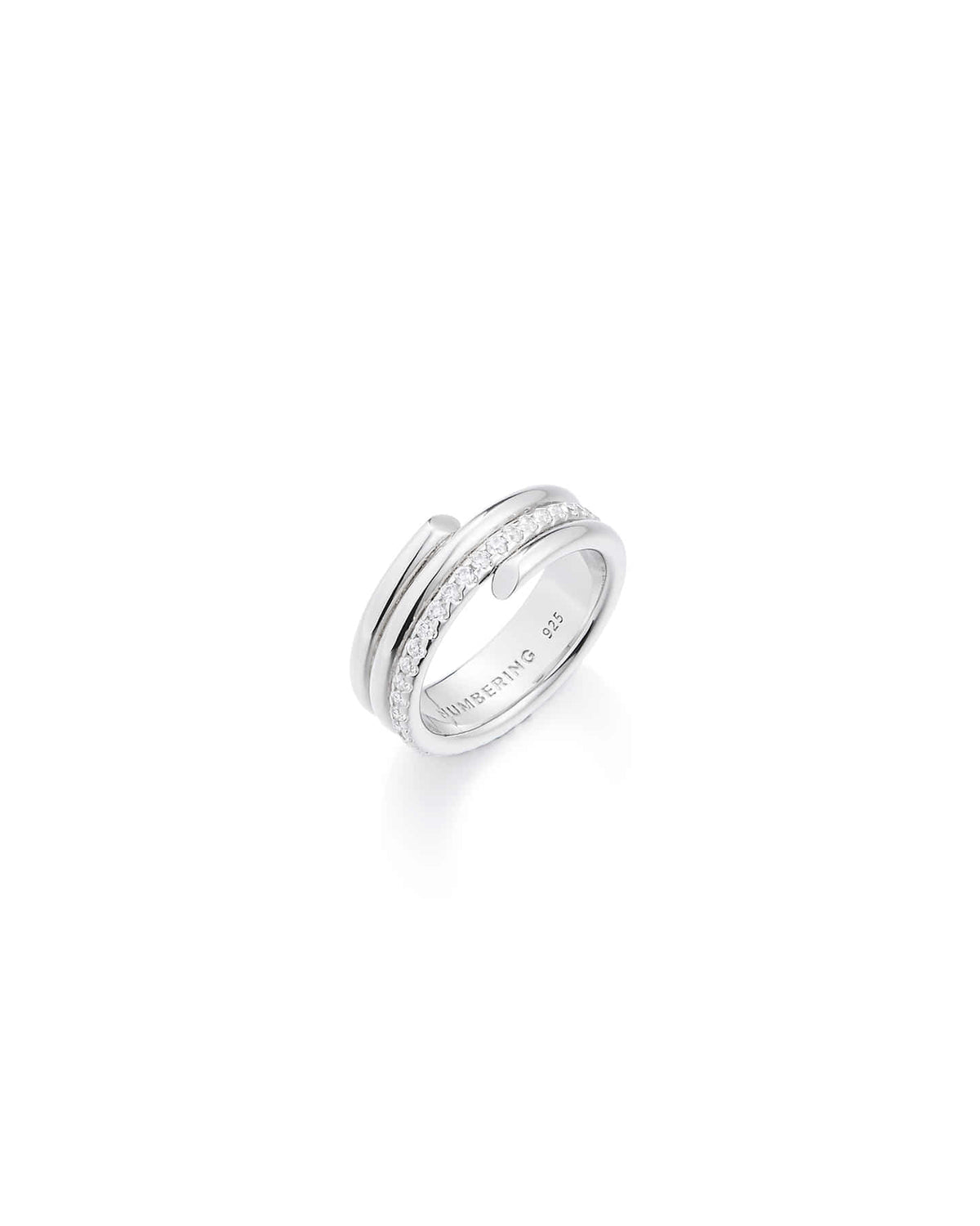 Numbering - Coil Spiral Pave Ring #8407 product image 7 | TRAB K-Fashion Australia