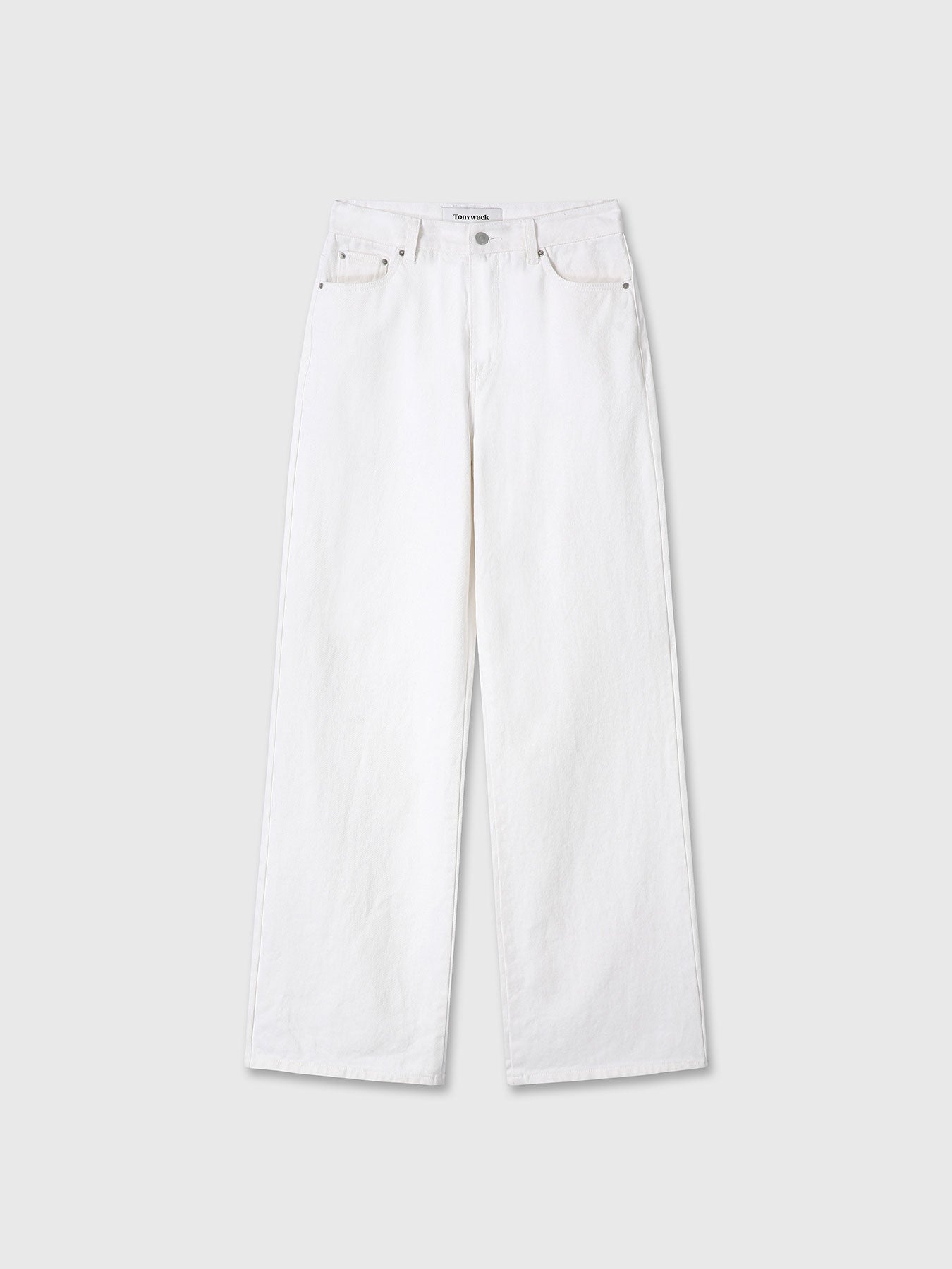 Tonywack - Wide-Leg Baggy Denim Jeans (Off White) product image 11 | TRAB K-Fashion Australia