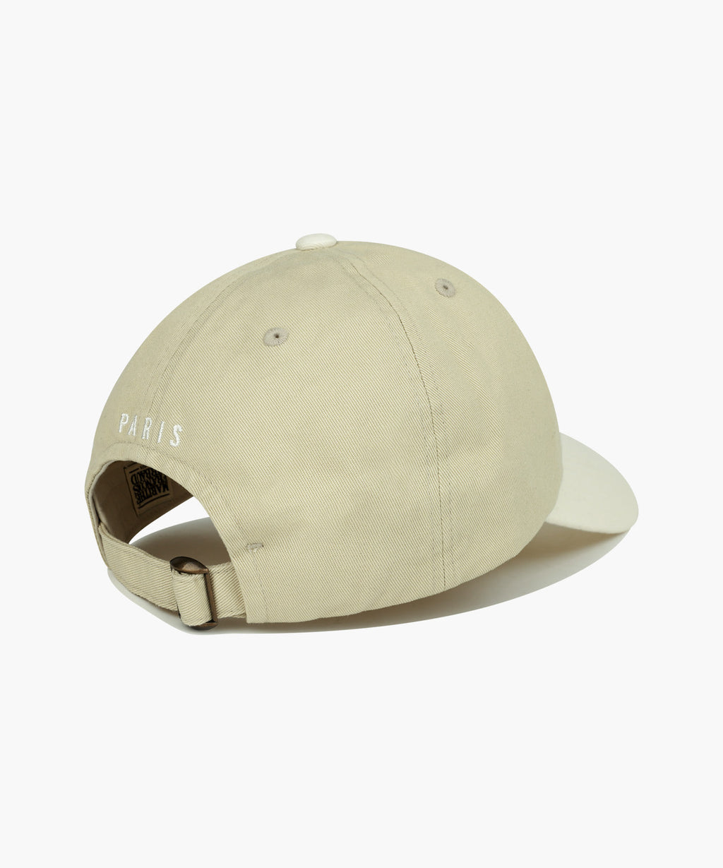 Marithe & Francois Girbaud - Typo Logo Color Block Covered Cap (Ivory) product image 2 | TRAB K-Fashion Australia