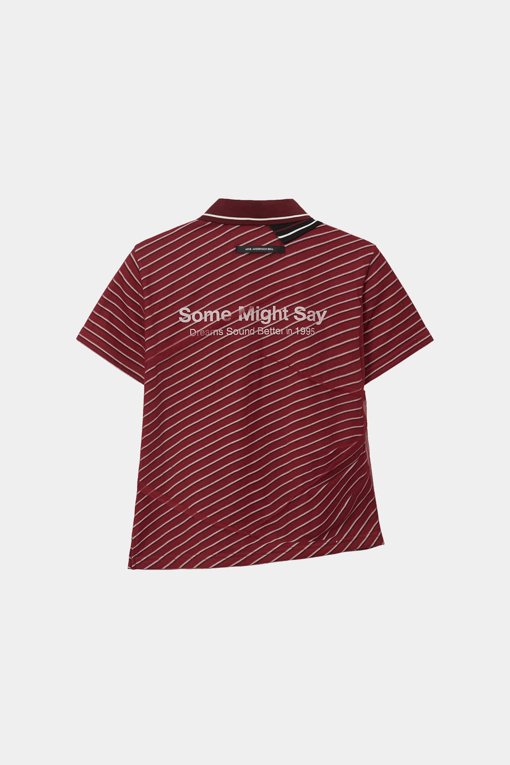 Andersson Bell - Twisted Pk Polo Top (Red) product image 9 | TRAB K-Fashion Australia