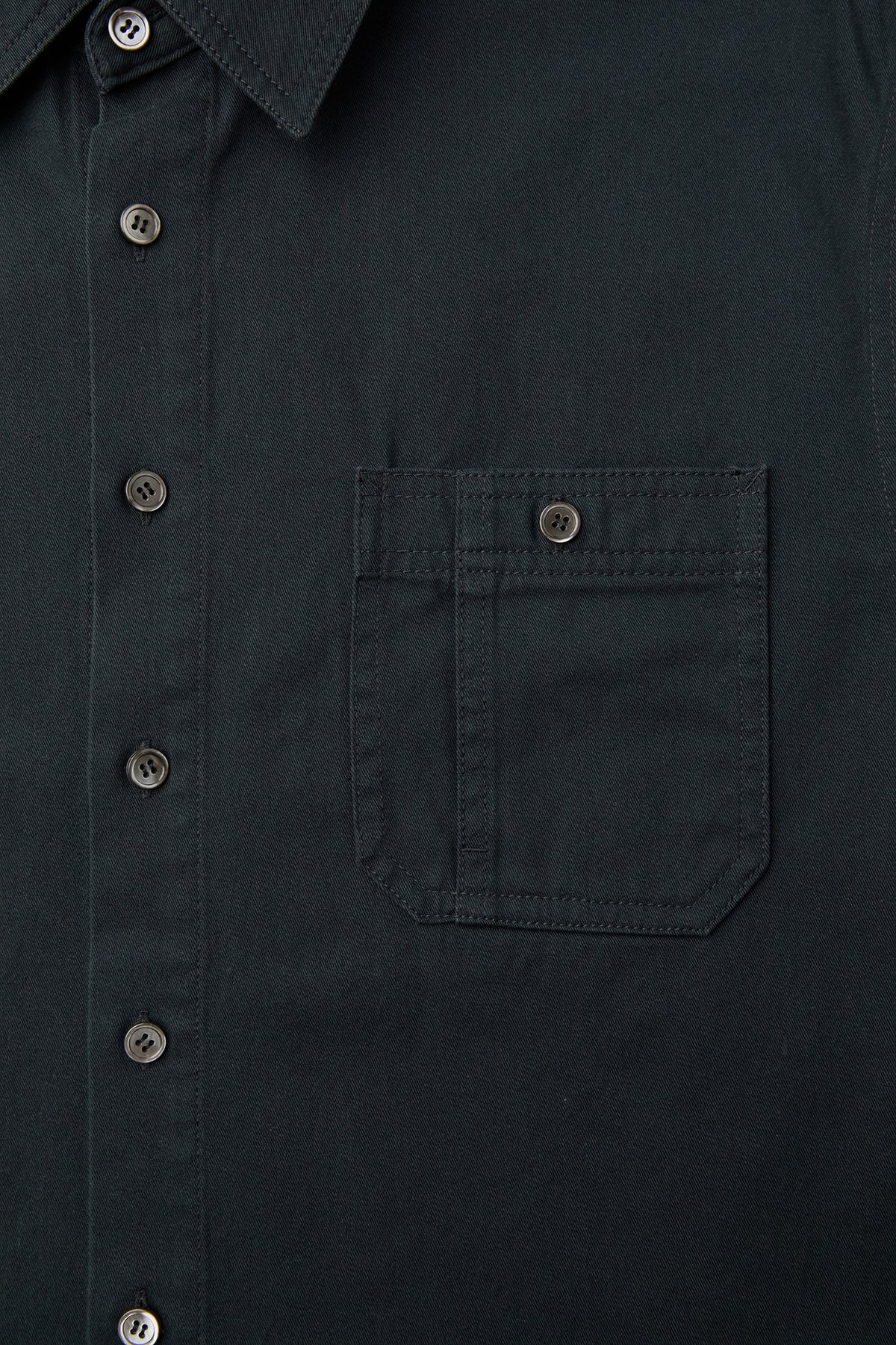 Coor - Single Pocket Washed Cotton Shirt (Dark Navy) product image 6 | TRAB K-Fashion Australia
