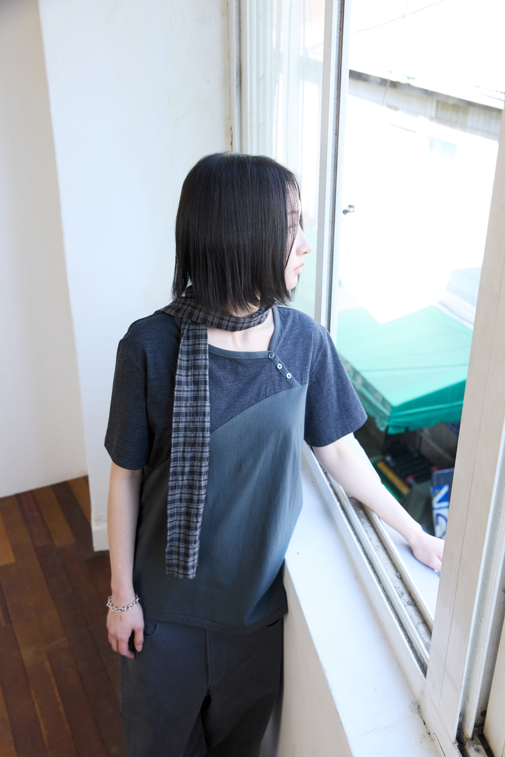 Hatchingroom - Scarf Tee (Dark Olive) product image 11 | TRAB K-Fashion Australia