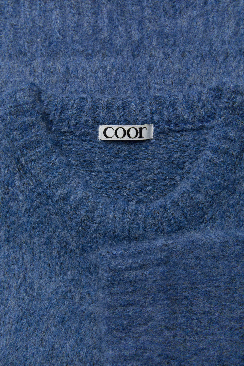 Coor - Brushed Cropped Knit (Melange Blue) product image 5 | TRAB K-Fashion Australia