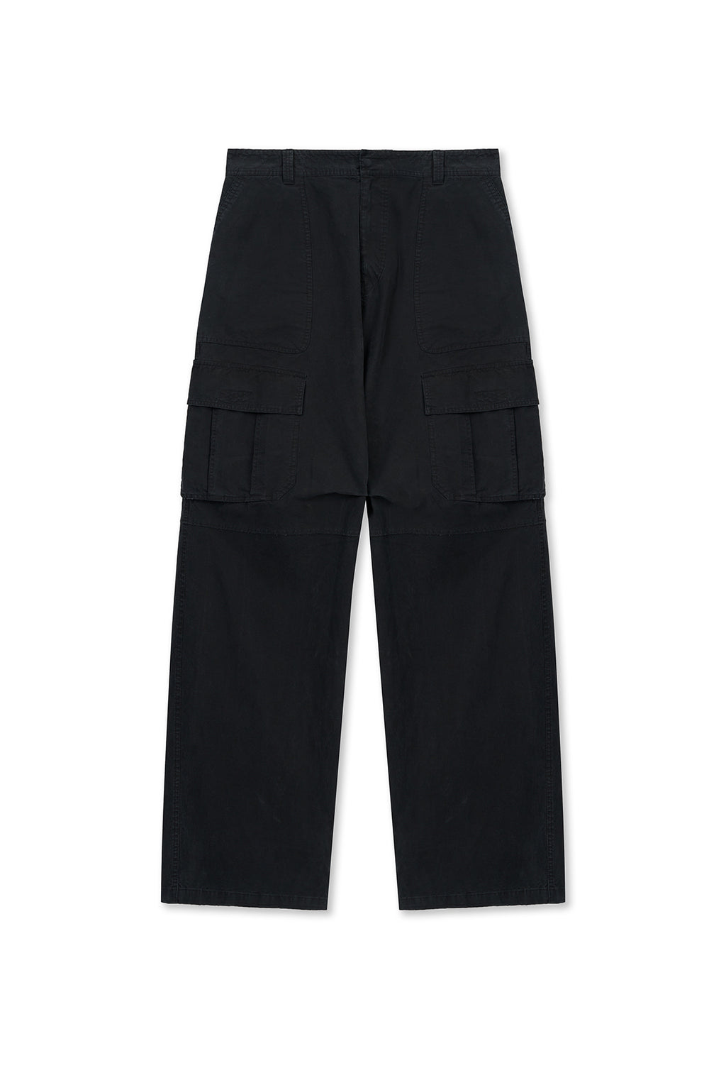 Matin Kim - Multi Pocket Utility Wide Pants (Black) product image 1 | TRAB K-Fashion Australia