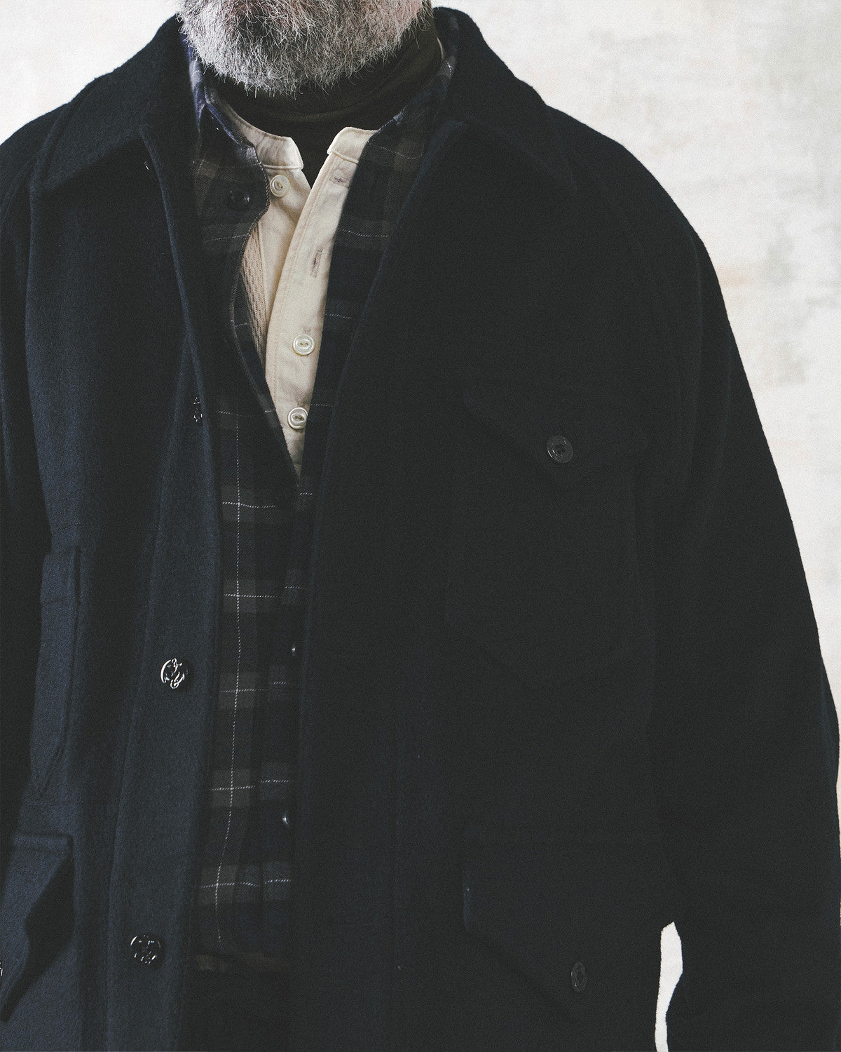 Eastlogue - Treasure Jacket (D.navy Wool) product image 3 | TRAB K-Fashion Australia