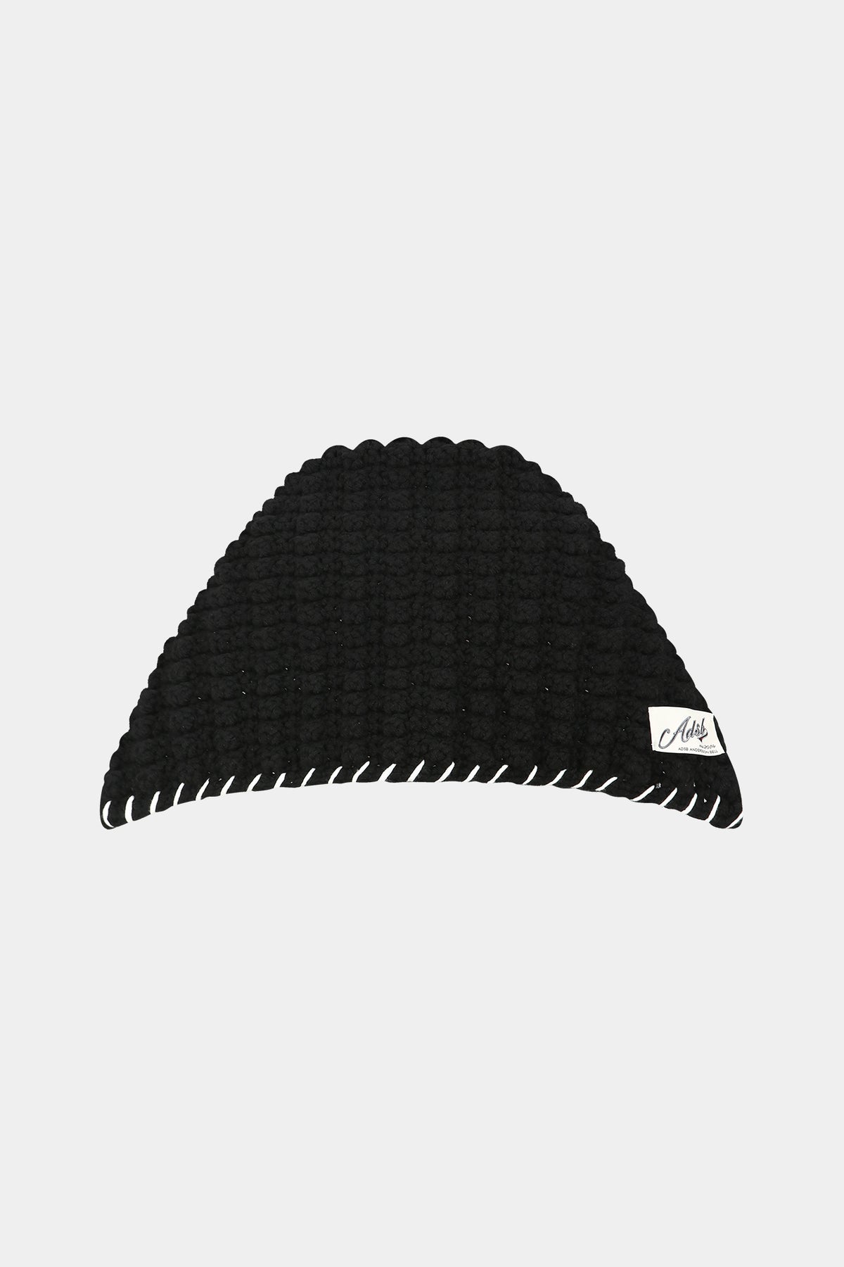 Andersson Bell - Chunky Wool-Blend Hand Knitted Scarf (Black) product image 10 | TRAB K-Fashion Australia