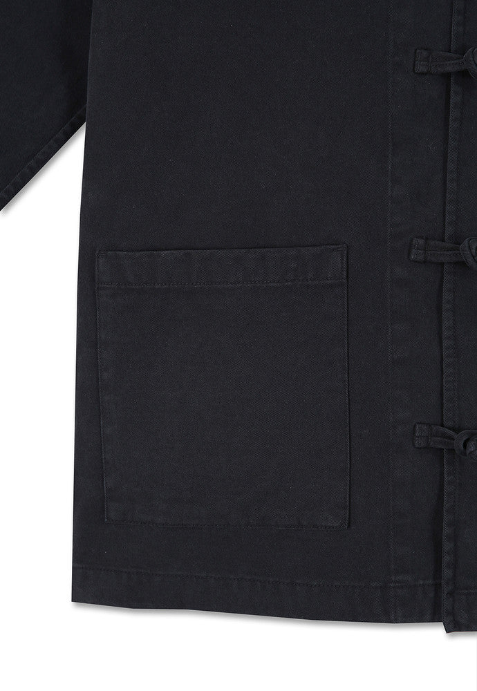 Art if acts - Washed Chinese Work Jacket (Vintage Black) product image 13 | TRAB K-Fashion Australia