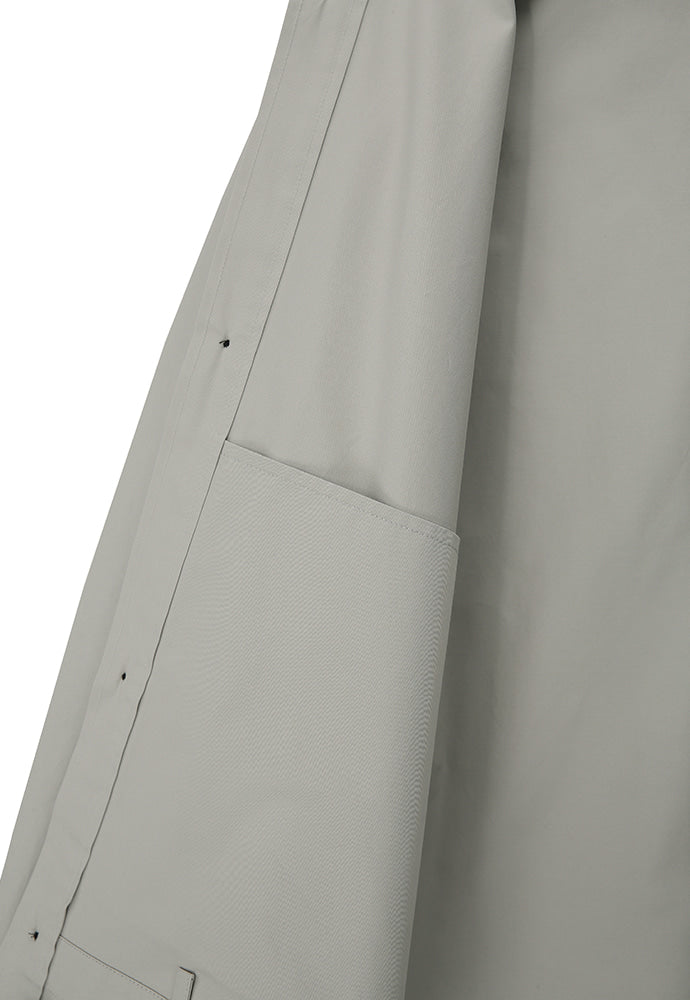 Art if acts - One Pocket Stand Collar Shirt (Grey) product image 11 | TRAB K-Fashion Australia