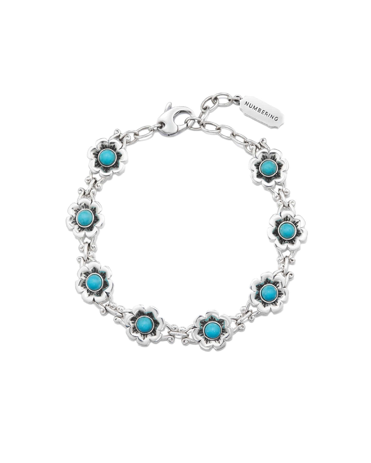 Numbering - Western Flower Link Bracelet #8971 product image 4 | TRAB K-Fashion Australia