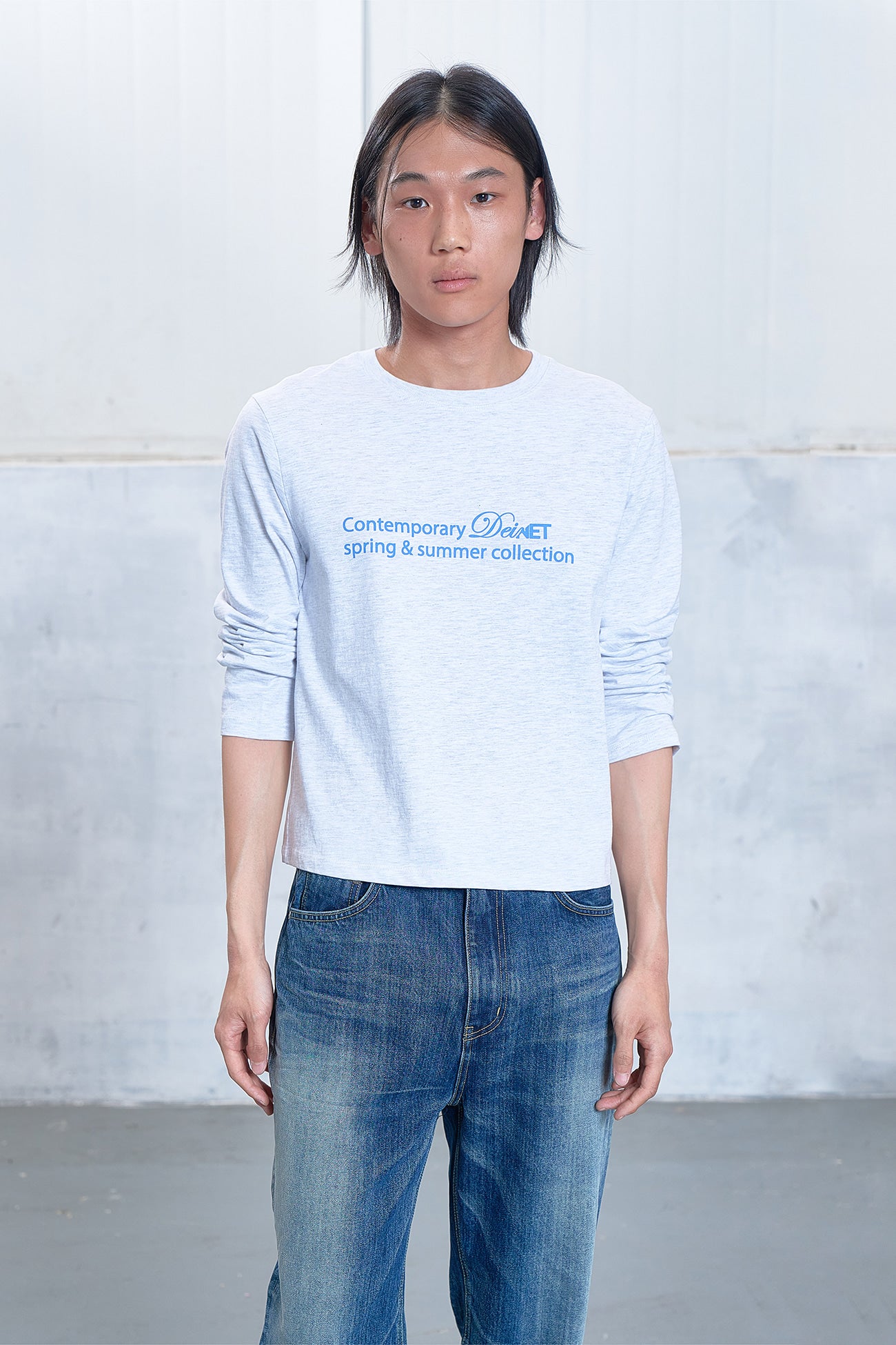 Deinet - Contemporary Long Sleeve (Light Grey) product image 6 | TRAB K-Fashion Australia