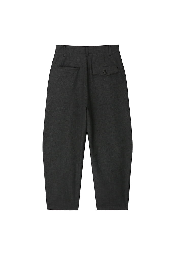 Art if acts - Wool Two Tuck Parachute Pants (Grey) product image 7 | TRAB K-Fashion Australia