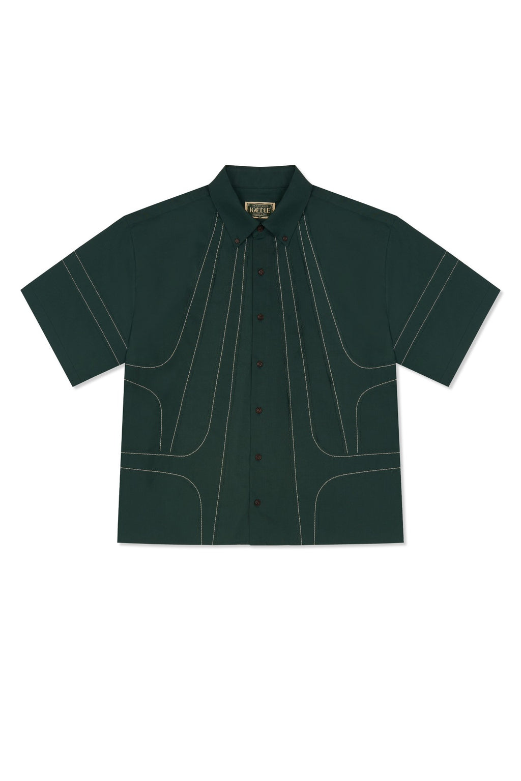 Ioedle - Streamline Short-Sleeve Shirt (Green) product image 3 | TRAB K-Fashion Australia