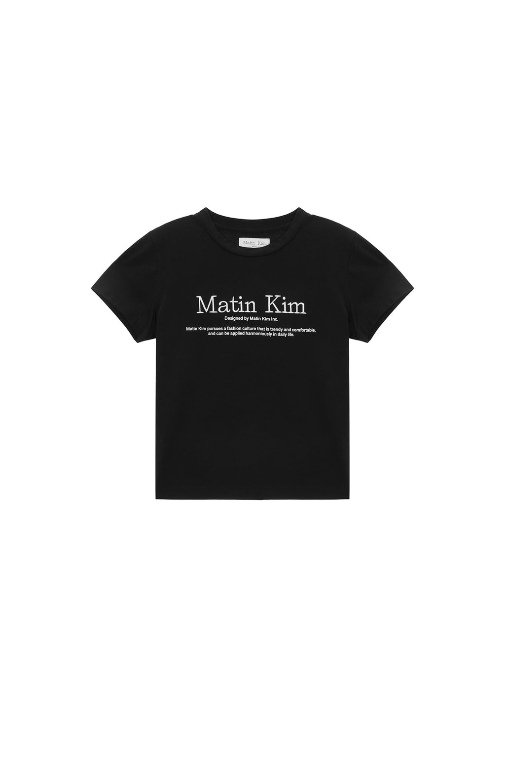 Matin Kim - Matin Heritage Crop Top (Black) product image 1 | TRAB K-Fashion Australia