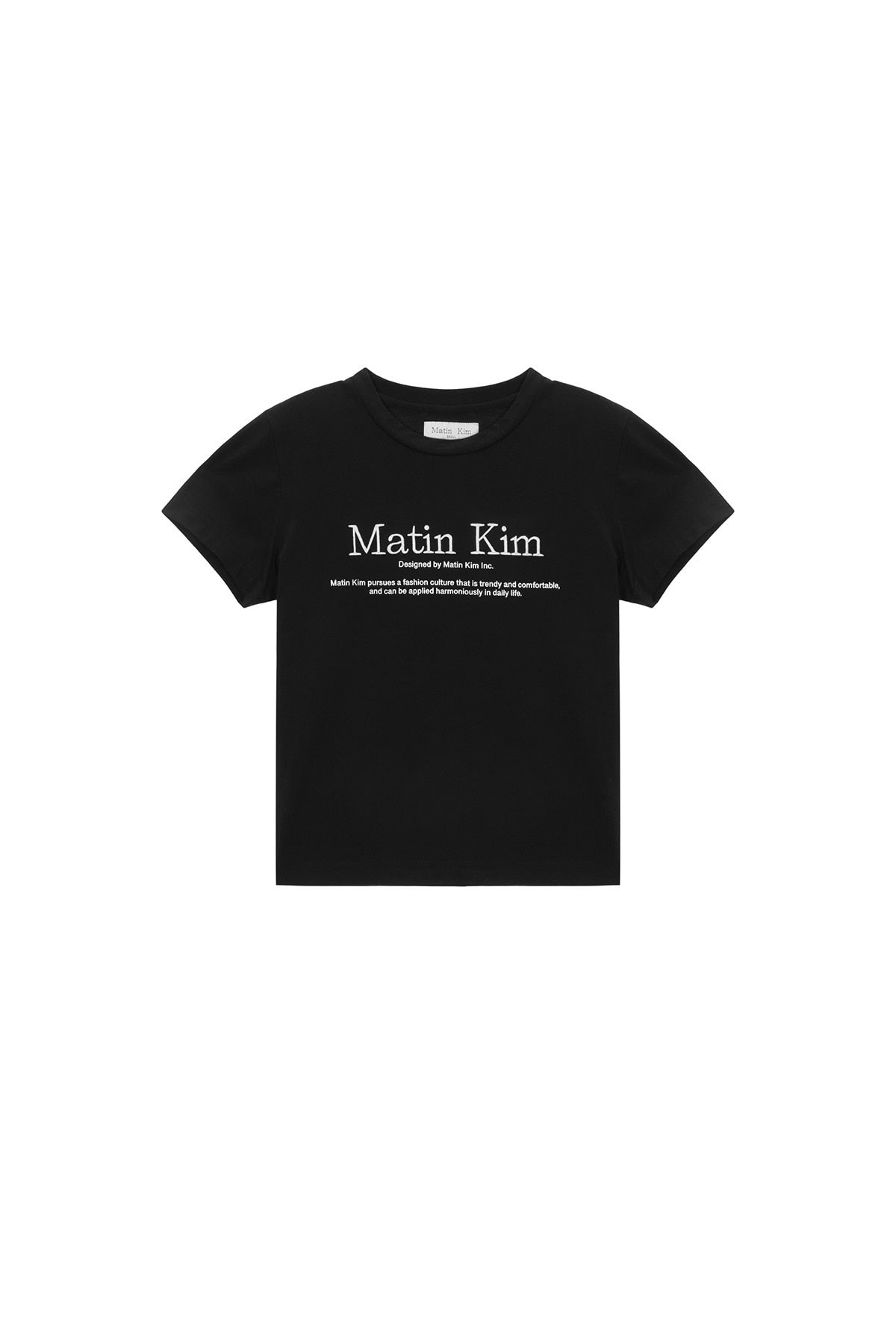 Matin Kim - Matin Heritage Crop Top (Black) product image 1 | TRAB K-Fashion Australia